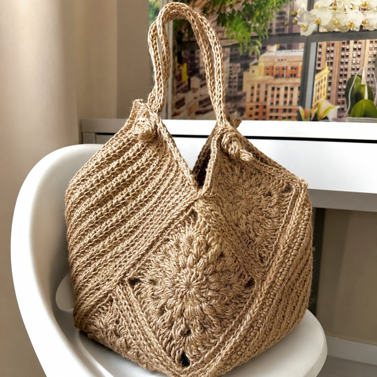 Lunar Market Bag Crochet Pattern