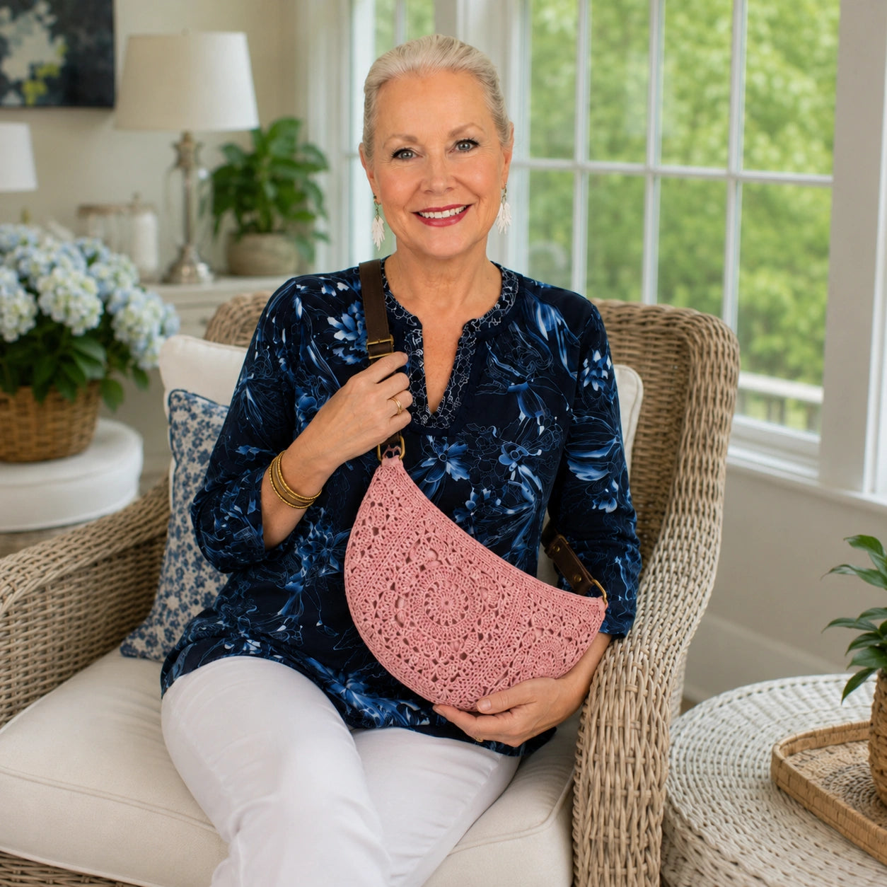 Bohemian Granny Square Bag Crochet Pattern - Crossbody PDF, One Size