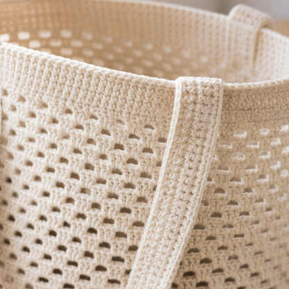 Mesh Market Bag Crochet Pattern – Baby PDF, Newborn-4Y