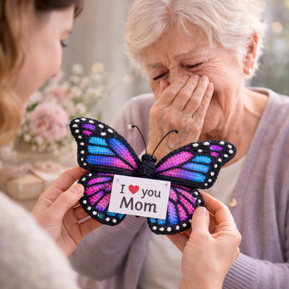 Crochet “Mom Love” Butterfly