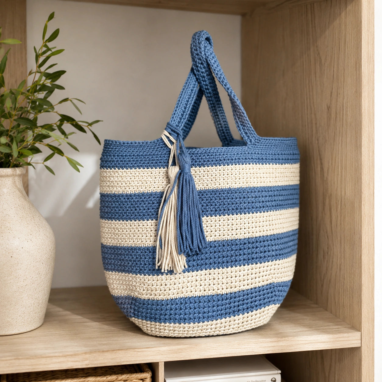 Hampton Style Bag Crochet Pattern - PDF Download, DIY Tote Bag Crochet Pattern