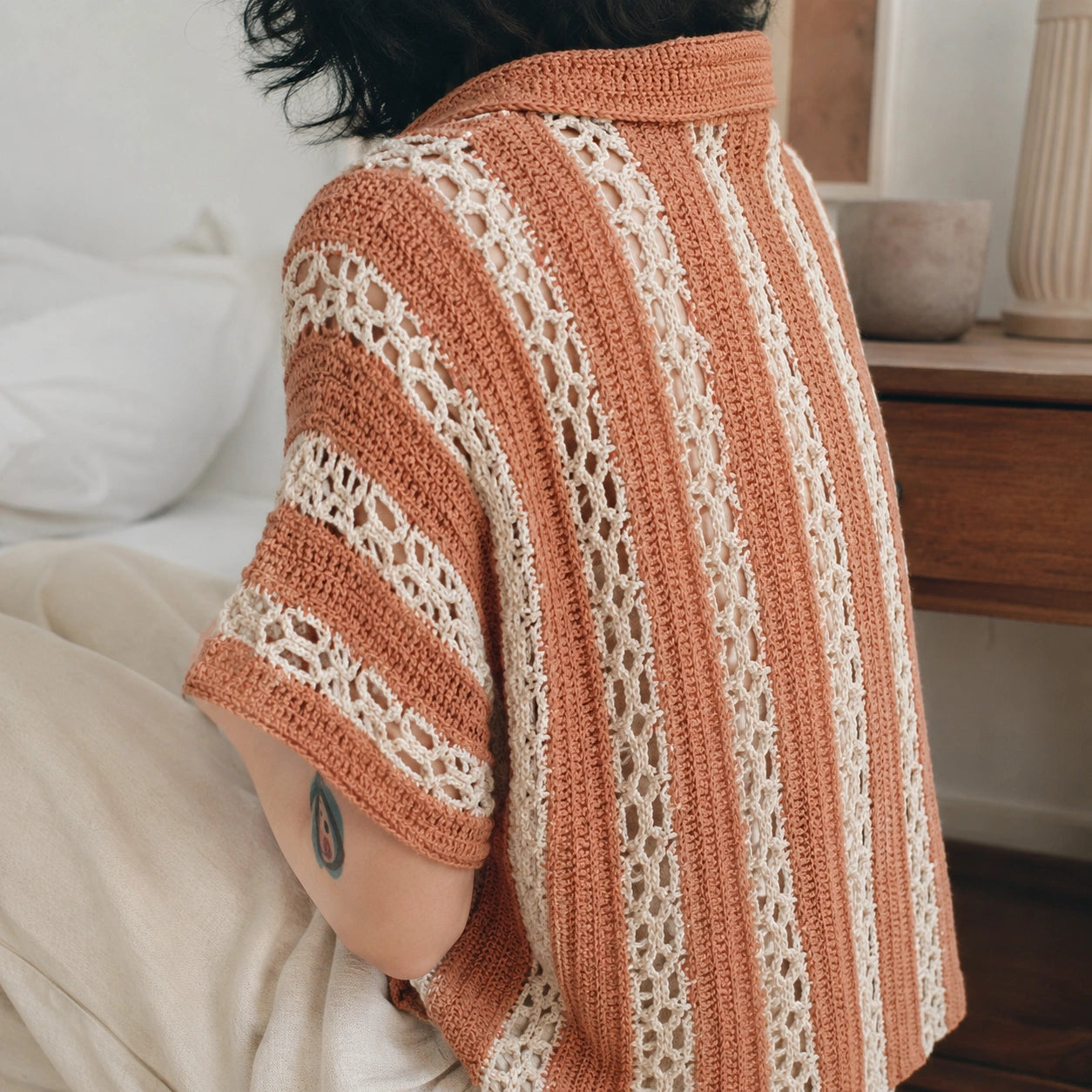 Calad Shirt Crochet Pattern - Lightweight Summer PDF, XS-5XL