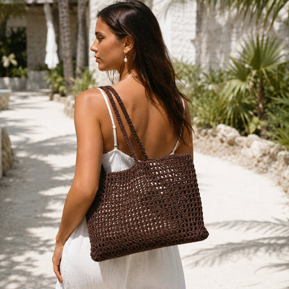 Summer Mesh Market Bag Crochet Pattern