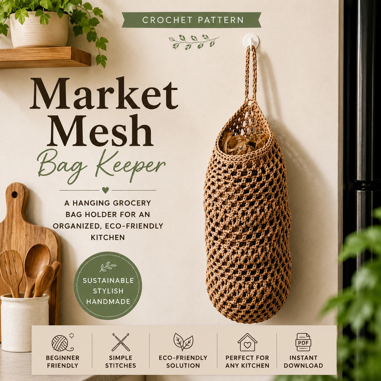 Market Mesh Bag Keeper