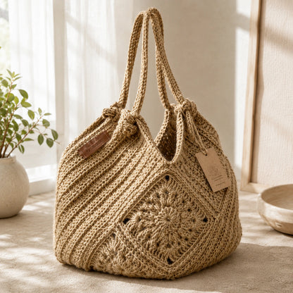 Lunar Market Bag Crochet Pattern