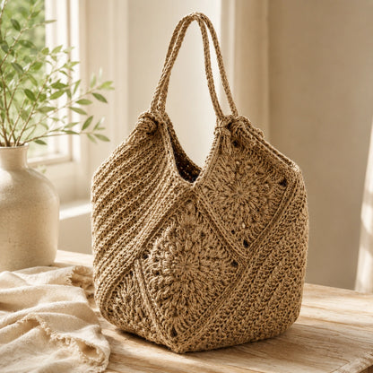 Lunar Market Bag Crochet Pattern