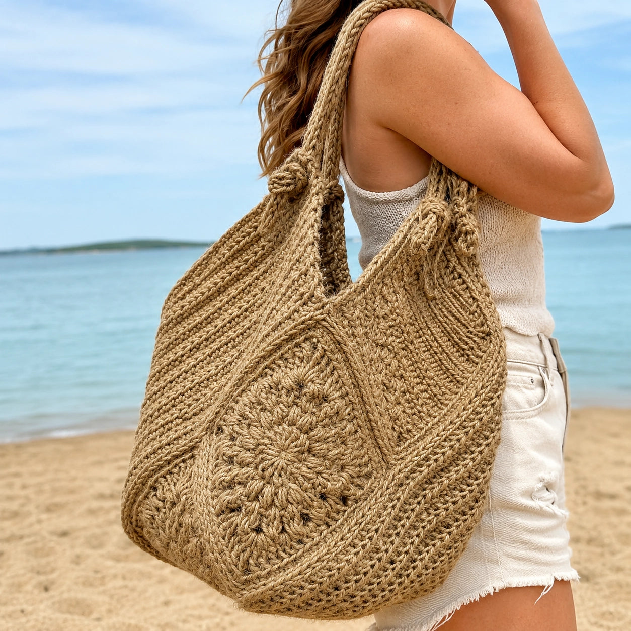 Lunar Market Bag Crochet Pattern