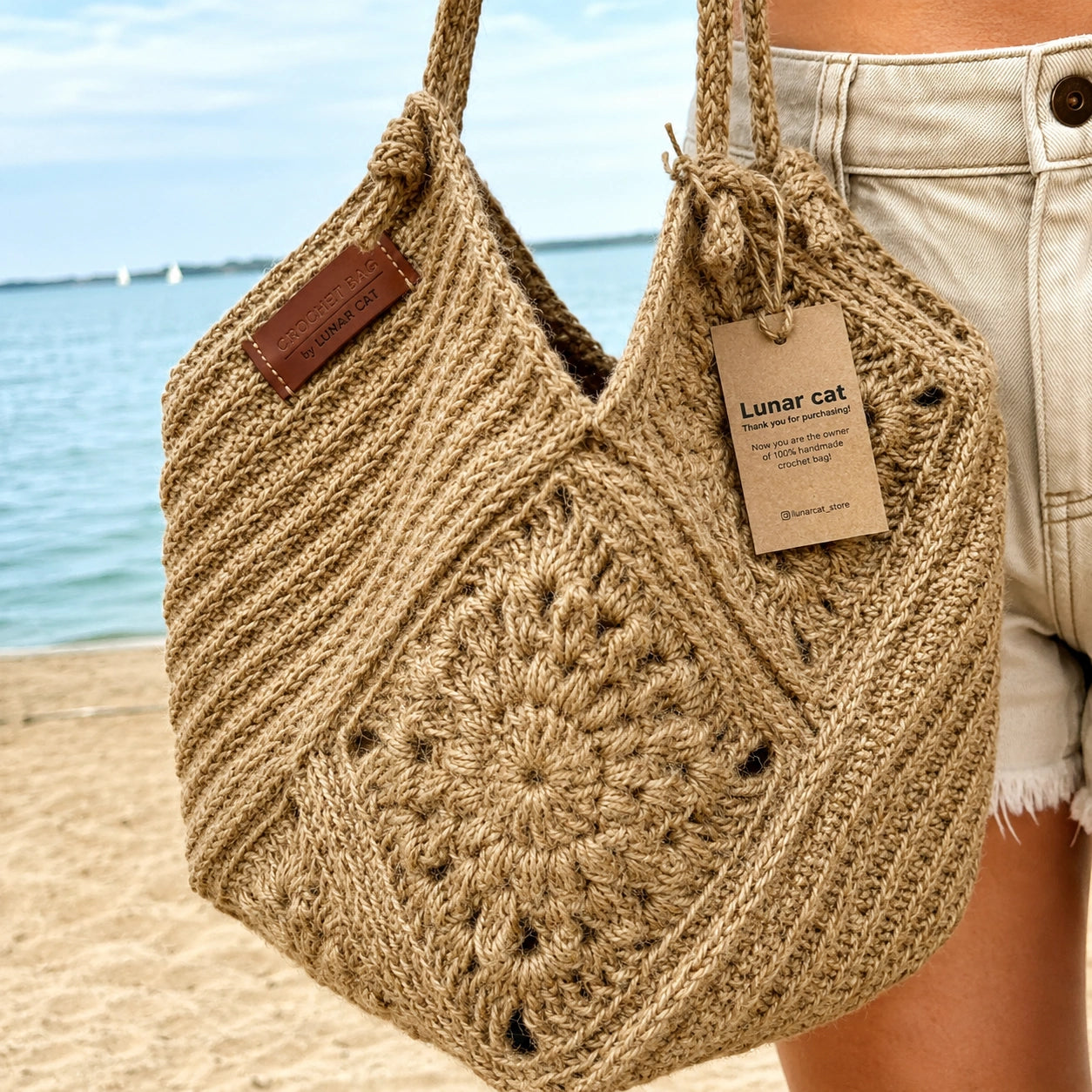 Lunar Market Bag Crochet Pattern