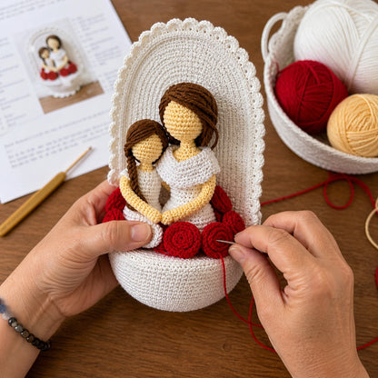 Crochet Mother & Daughter Portrait Pattern