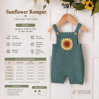 Sunbloom Baby Overalls & Dress