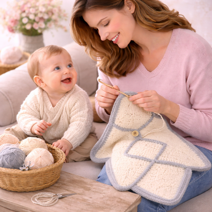Newborn Star Swaddle Crochet Pattern