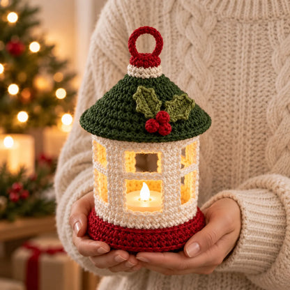 Mini Christmas Lantern Crochet Pattern