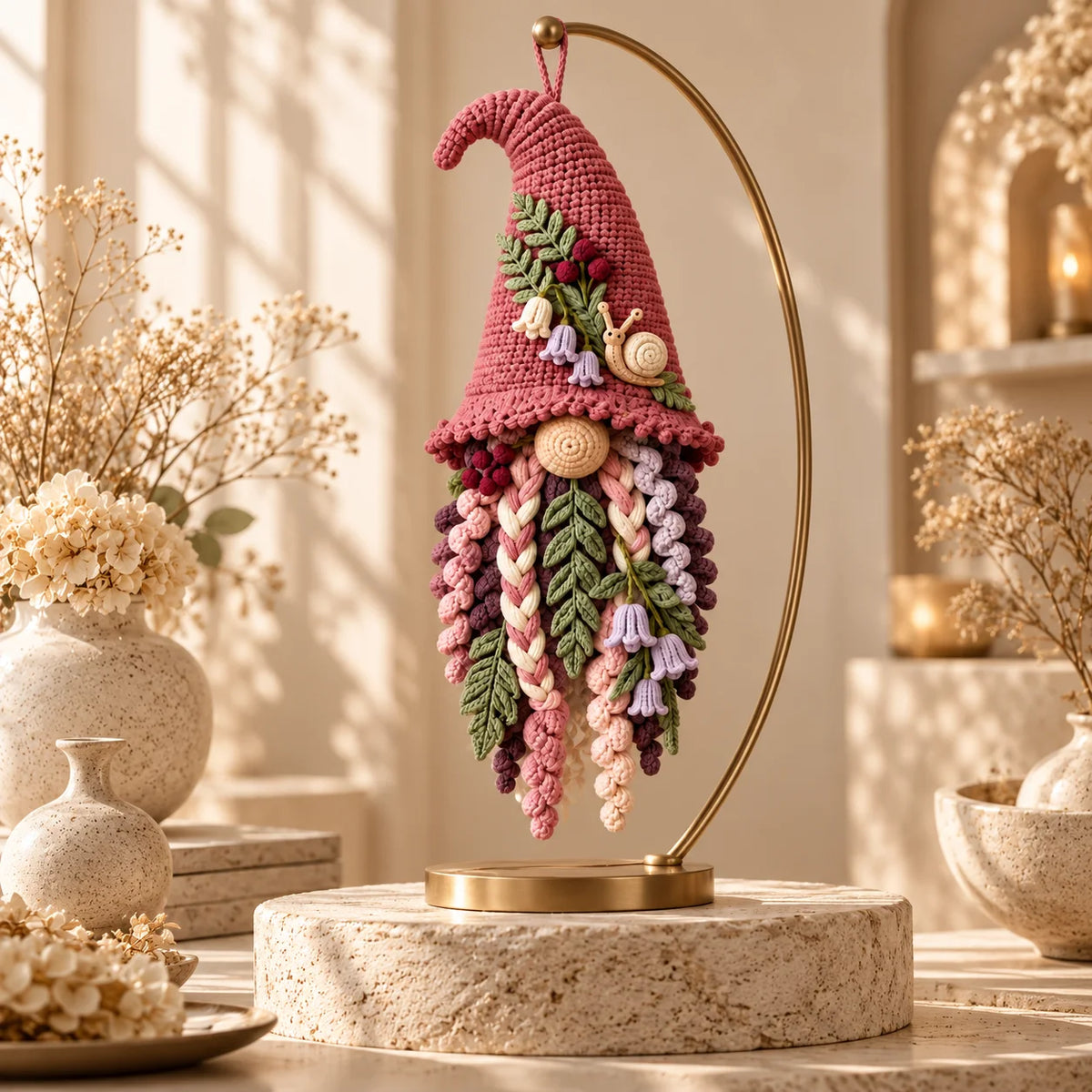 Crochet Gnome Wall Hangings — 3 Seasonal Patterns
