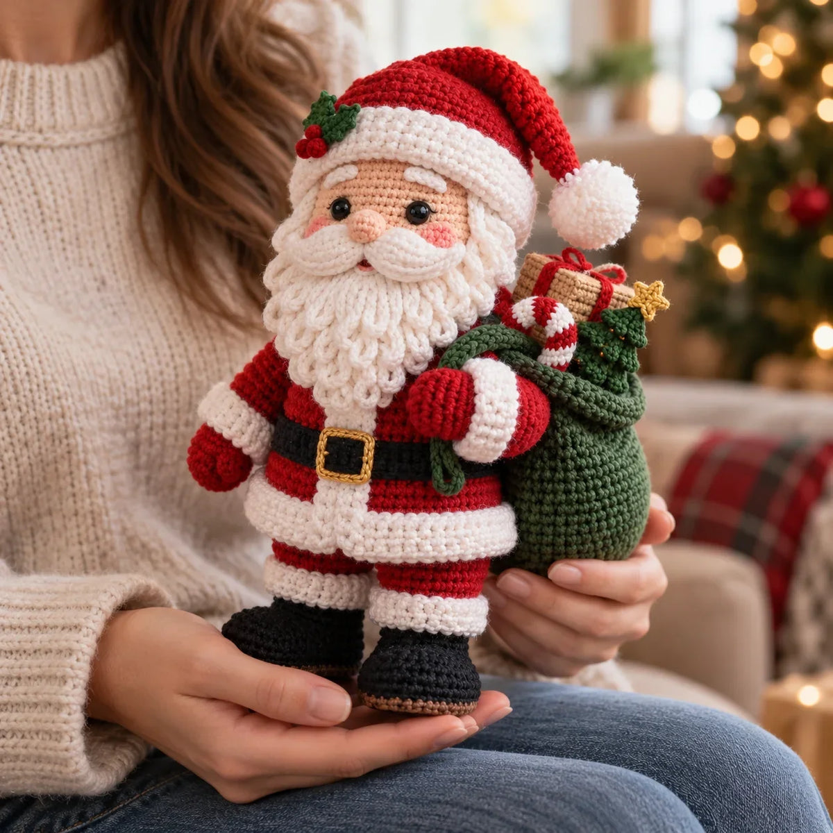Crochet Santa Claus Amigurumi Pattern