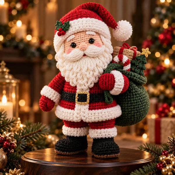 Crochet Santa Claus Amigurumi Pattern