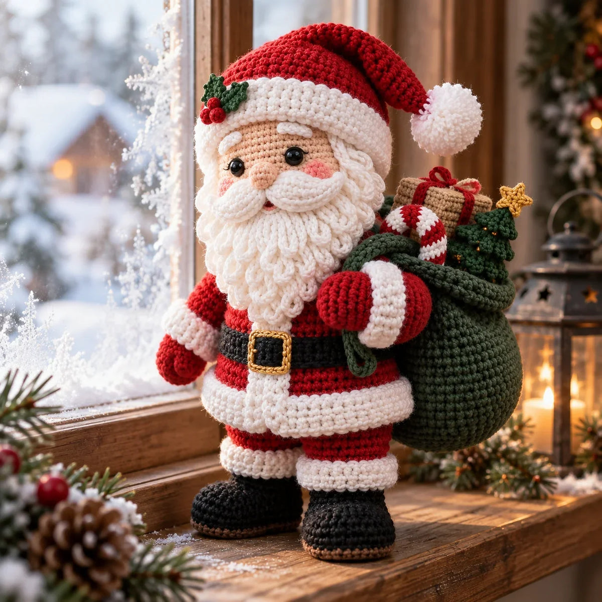 Crochet Santa Claus Amigurumi Pattern