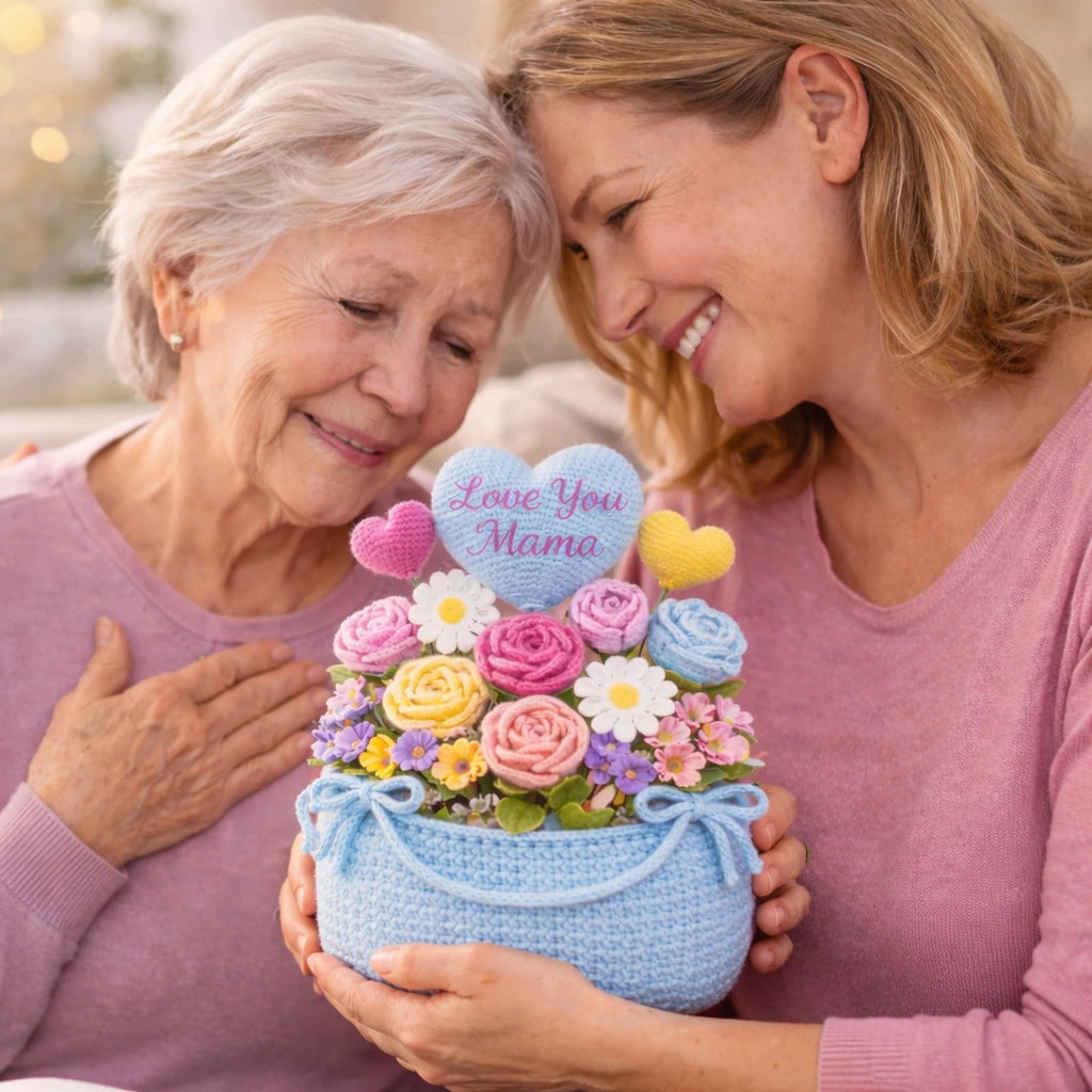 Crochet Flower Basket – Mother’s Day PDF