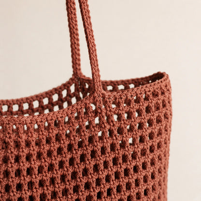 Summer Mesh Market Bag Crochet Pattern