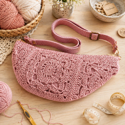 Bohemian Granny Square Bag Crochet Pattern - Crossbody PDF, One Size