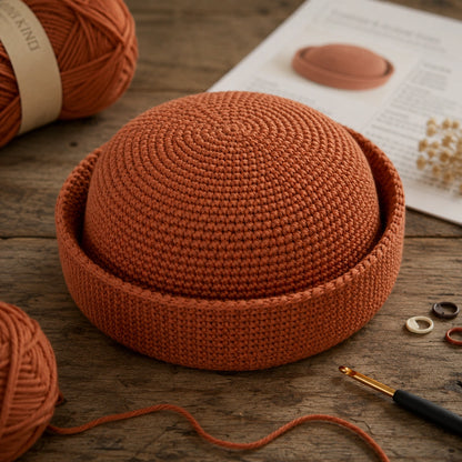Summer Sailor Hat Crochet Pattern - Beginner PDF, 54-56cm