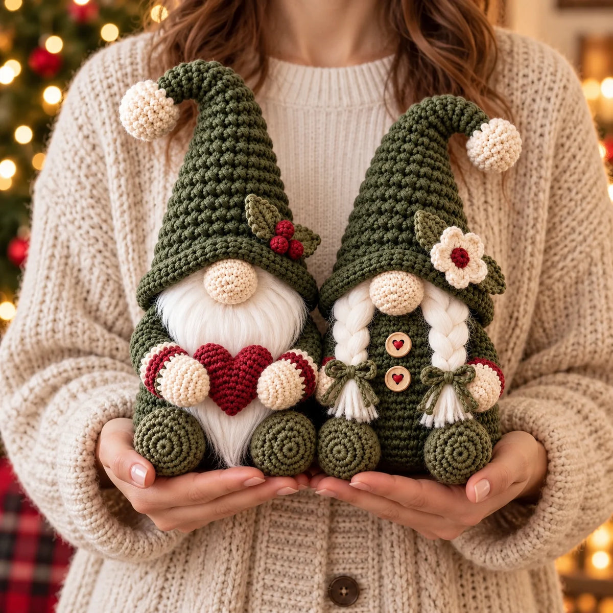 Mr & Mrs Christmas Gnome Crochet Pattern