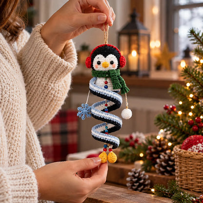 Christmas Spiral Ornament Crochet Pattern Set – 10 Festive Characters