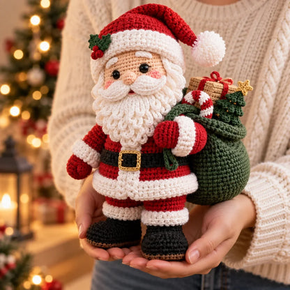 Crochet Santa Claus Amigurumi Pattern
