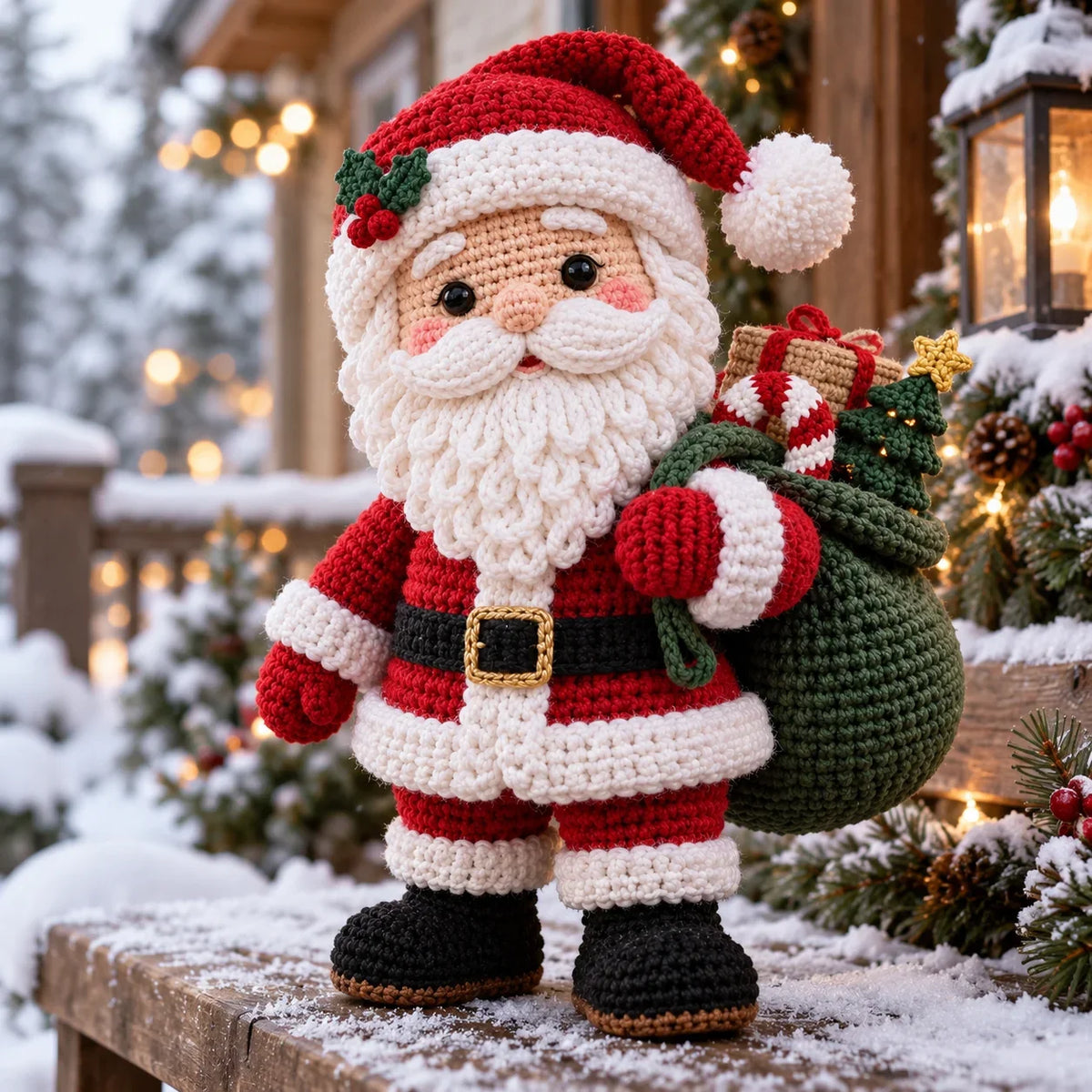 Crochet Santa Claus Amigurumi Pattern