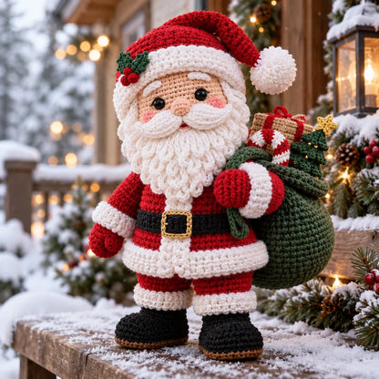 Crochet Santa Claus Amigurumi Pattern