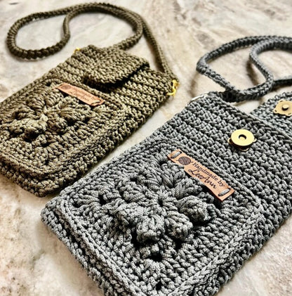 Cute Crochet Phone Bag with Pocket