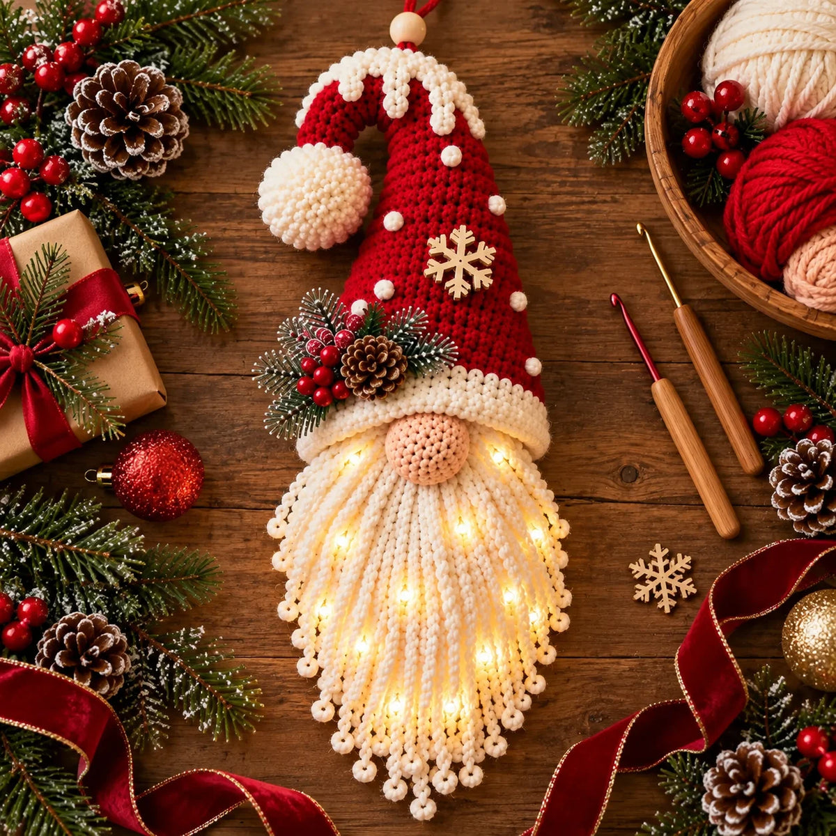 Santa Gnomes Trio 🎅