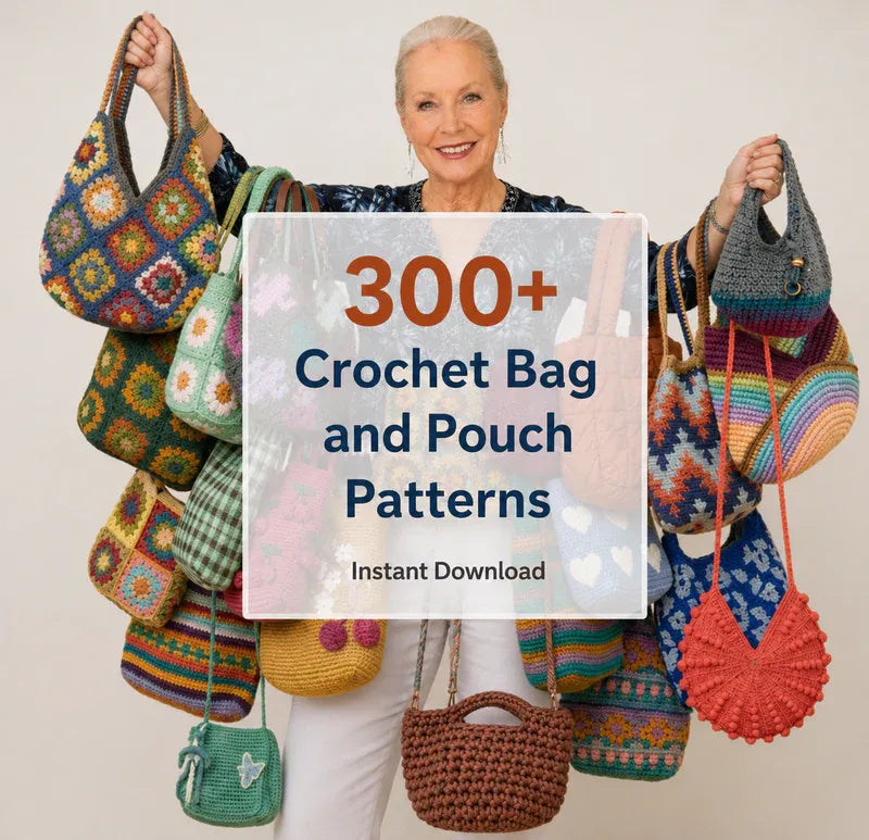 300+ Crochet Bag Patterns — Make & Sell Collection